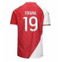 AS Monaco Youssouf Fofana #19 Replica Home Shirt 2023-24 Short Sleeve